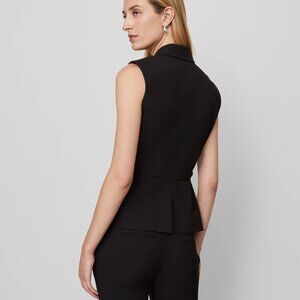 NWOT Ann Taylor Black Double-Breasted Vest